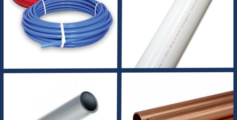 Water supply pipes different types and their properties