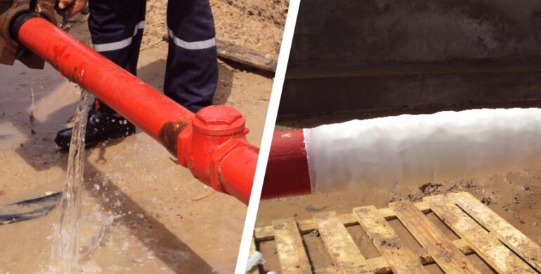 Water supply pipes leaks common causes